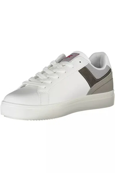 Carrera White Polyester Sneaker In White