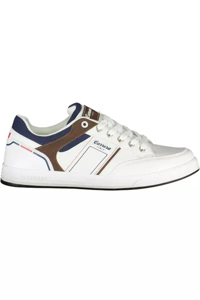 Carrera White Polyester Sneaker In White