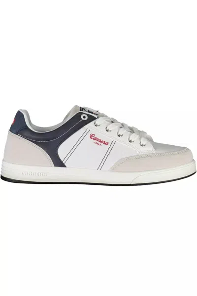 Carrera White Polyester Sneaker In White