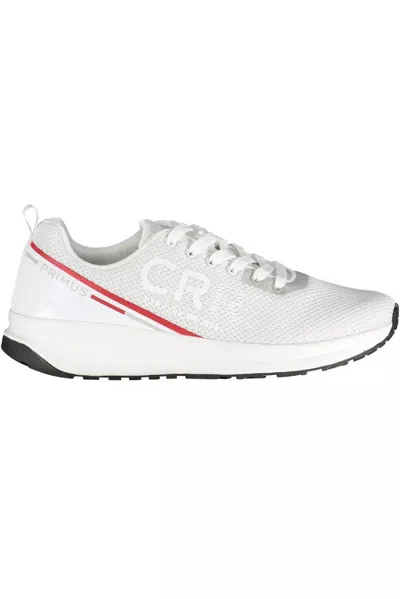 Carrera White Polyester Sneaker In White