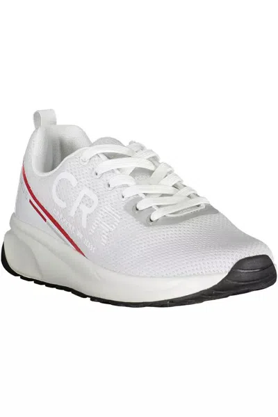 Carrera White Polyester Sneaker In White