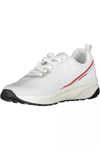 Carrera White Polyester Sneaker In White
