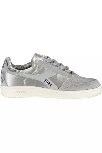 Diadora Gray Fabric Sneaker In Gray