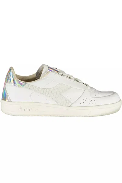 Diadora White Fabric Sneaker In White