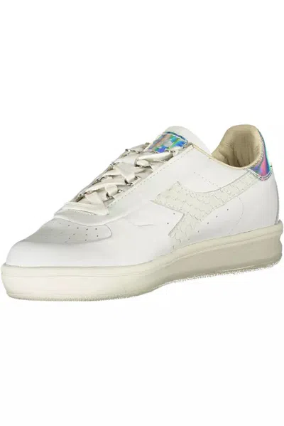 Diadora White Fabric Sneaker In White