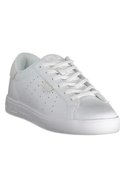 Fila Chic White Sporty Lace-up Sneakers In White