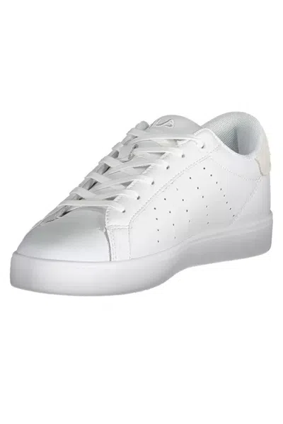 Fila Chic White Sporty Lace-up Sneakers In White