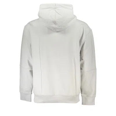 Hugo Boss Elegant Long-sleeved Hooded Sweatshirt In Gray In Gray