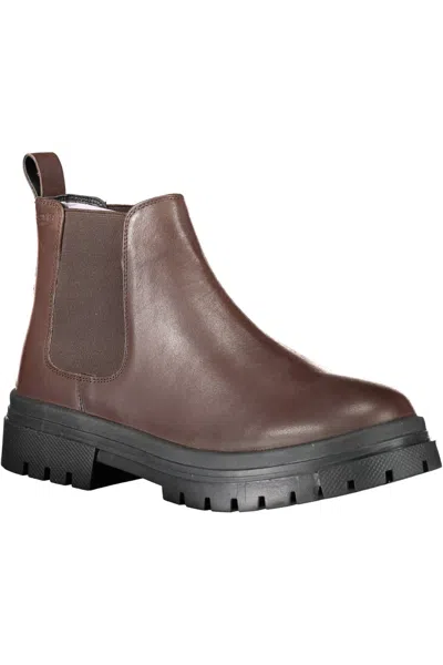 Levi's Brown Polyester Boot In Brown