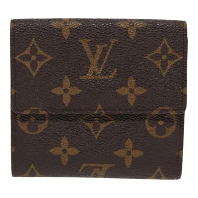 Pre-owned Louis Vuitton Porte Billet Brown Canvas Wallet  ()