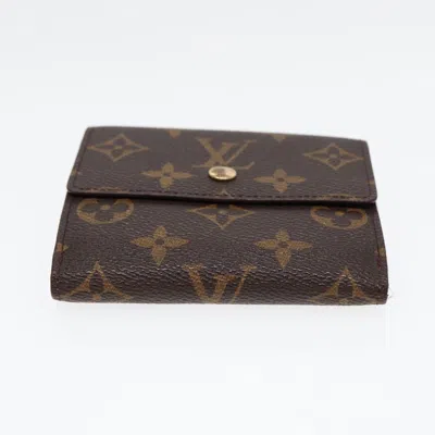 Pre-owned Louis Vuitton Porte Billet Brown Canvas Wallet  ()