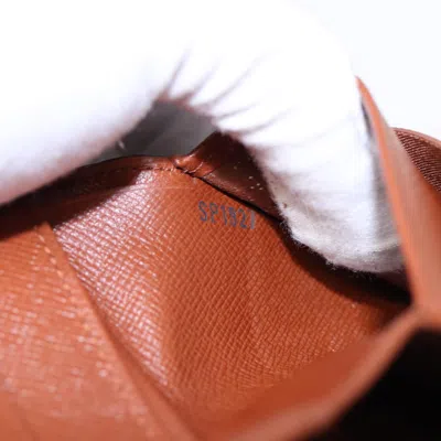Pre-owned Louis Vuitton Porte Billet Brown Canvas Wallet  ()