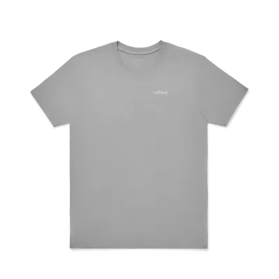 Allbirds Unisex Organic Cotton Graphic Tee In Medium Grey/light Grey - Shoes