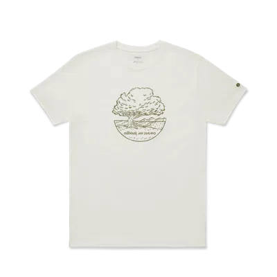 Allbirds Unisex Organic Cotton Graphic Tee In Natural White/rugged Green - Nz