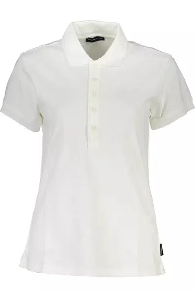 North Sails Chic White Short Sleeve Polo Elegance In White