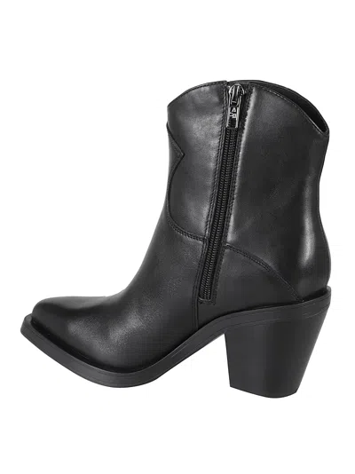 Ash Contemporary Short Leather Ankle Boots