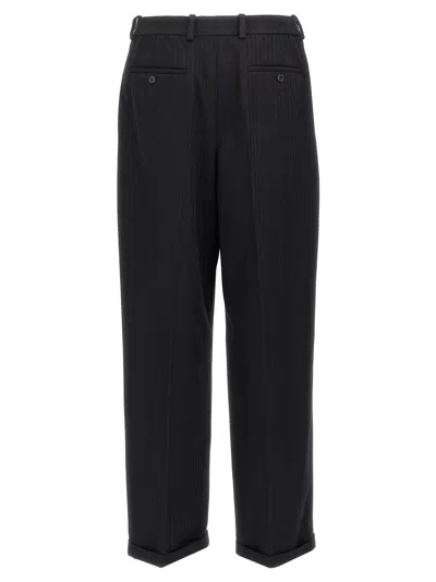 Saint Laurent Black Crepe Wide-leg Pant