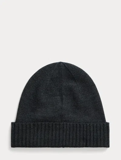 Polo Ralph Lauren Wool Beanie Hats Grey