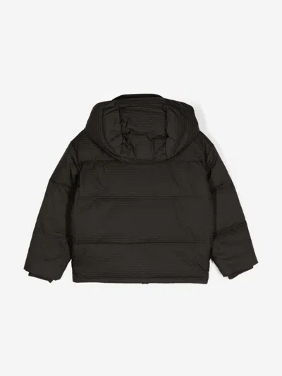 Emporio Armani Boys Down Padded Puffer Jacket In Green