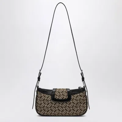 Balenciaga Mini Shoulder Handbag With Crocodile And Python Detailing In Multicolor