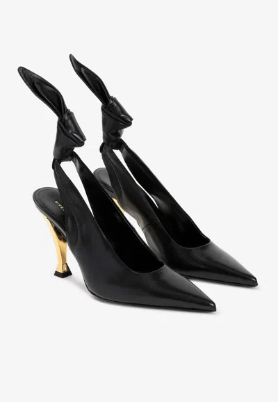 Givenchy Beauw Black Sling Pumps In Black