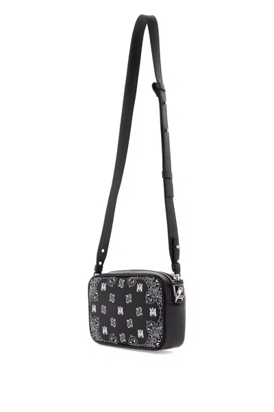 Amiri Men's 'bandana Embroidered Camera Bag With