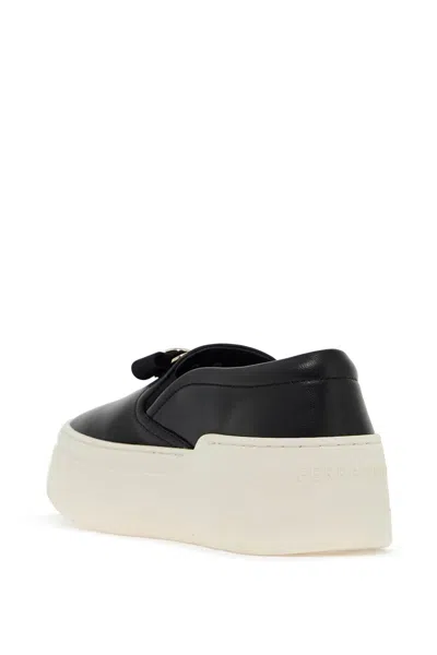 Ferragamo Women's New Vara Plate Slip-on Sneakers