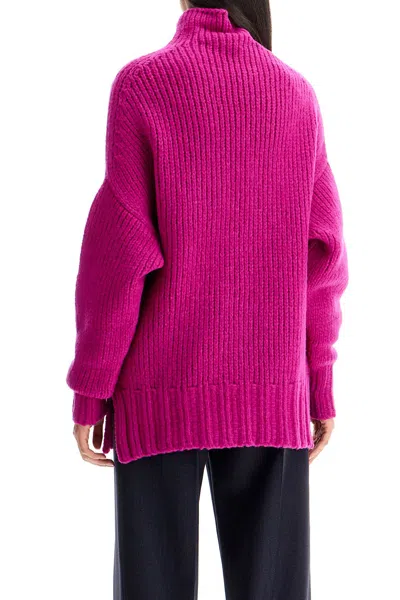 Shop Lanvin High-neck Wool Sweater