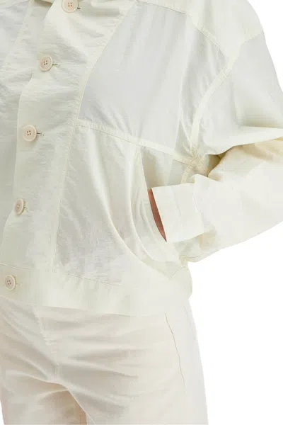 Lemaire Off-white Hooded Bomber Jacket
