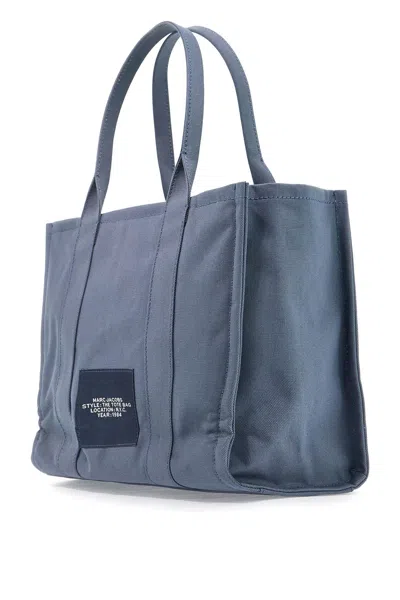 Marc Jacobs The Large Tote Bag In Blue Canvas