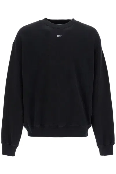 Shop Off-white "off Printed Crewneck Sweatshirt