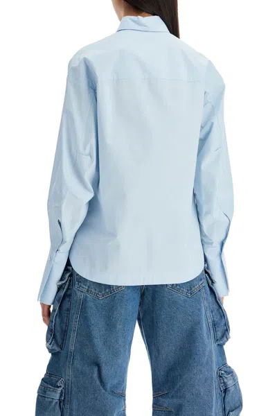Attico Eliza Shirt With Shaped Slit