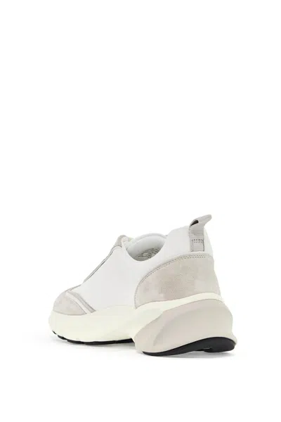 Tory Burch Multicolor Fabric And Suede Good Luck Sneakers In White