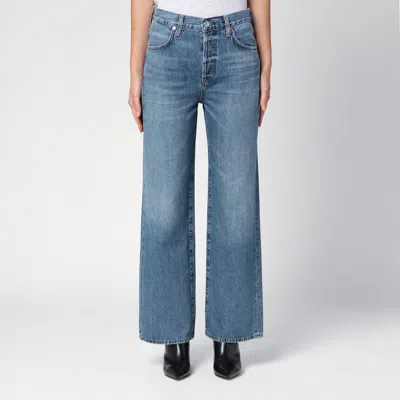 Citizen Of Humanity Citizens Of Humanity Washed Straight Jeans In Blue
