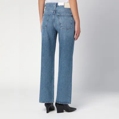 Citizen Of Humanity Citizens Of Humanity Washed Straight Jeans In Blue