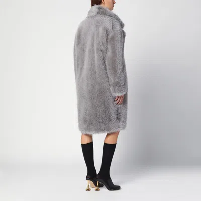 Sportmax Faux-fur Coat In Grey