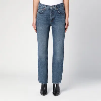 Agolde Valen Jeans In Regenerated Denim In Blue