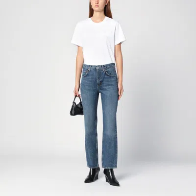 Agolde Valen Jeans In Regenerated Denim In Blue