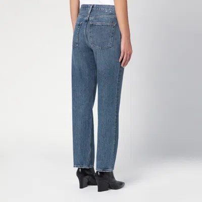 Agolde Valen Jeans In Regenerated Denim In Blue