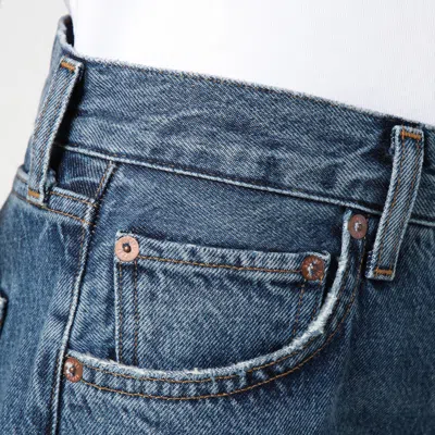 Agolde Valen Jeans In Regenerated Denim In Blue