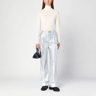 The Garment Andy Metallic Wide-leg Pants