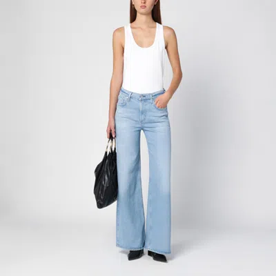 Citizen Of Humanity Light Blue Washed Jeans In Light Blue