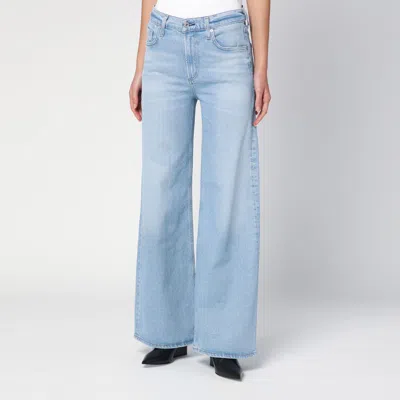 Citizen Of Humanity Light Blue Washed Jeans In Light Blue