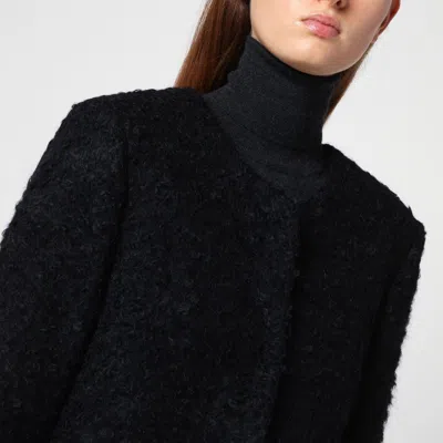 The Garment Recycled Wool Blend Black Vienna Jacket In Black
