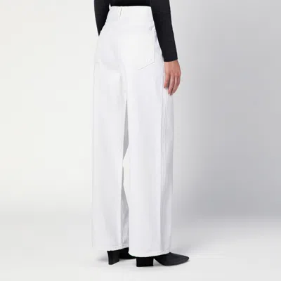 Shop Agolde White Jeans Low Slung Baggy 30.5