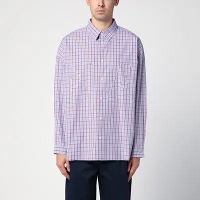 Shop New Amsterdam Surf Association Checked Cotton Shirt In Multicolor