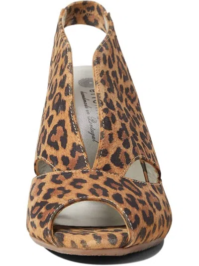 Eric Michael Women Peru Sandal In Leopard In Multi