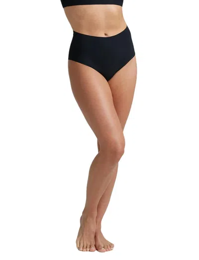 Commando Classic High Rise Bikini Brief In Black In Black