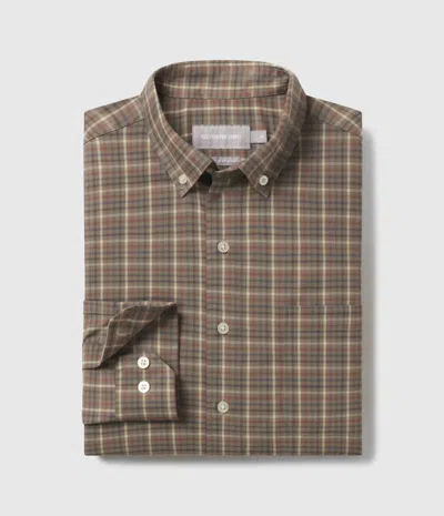 Southern Shirt Company Men's Samford Check Long Sleeve Dress Shirt In Deep Forest In Multi