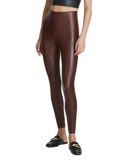 Commando Perfect Control Faux Leather Leggings In Red